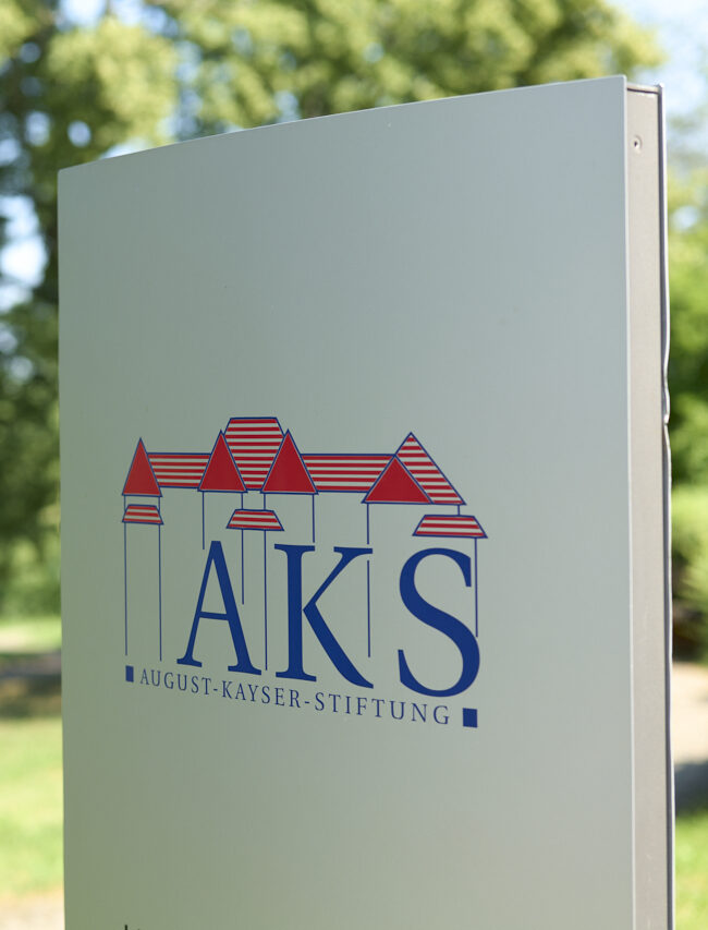 Schild August-Kayser-Stiftung